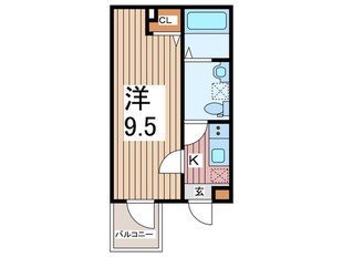 アベニール東柳田町の物件間取画像